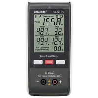 VOLTCRAFT VC121 PV Solar-Panel-Messgerät bis 800 W Anzeige Strom Spannung Leistung Kurzschluss VOLTCRAFT VC121 PV Solar-Panel-Messgerät bis 800 W Anzeige Strom Spannung Leistung Kurzschluss