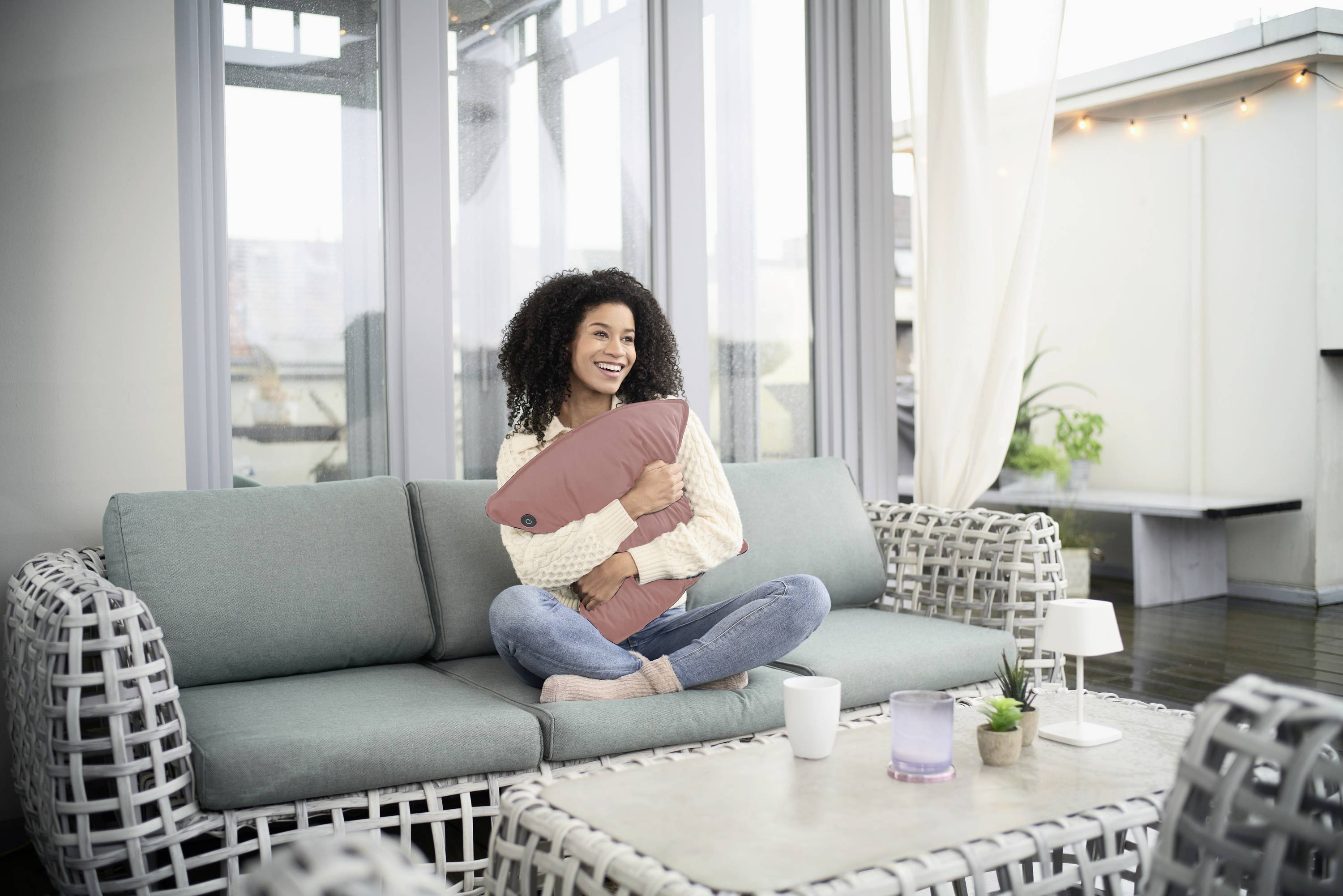 Medisana HC 100 rose Coussin chauffant 10 W rose