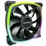 Montech AX140 PWM ARGB Lüfter - 140mm, schwarz Ventilateur pour PC (l x H x P) 140 x 140 x 25 mm Montech AX140 PWM ARGB Lüfter - 140mm, schwarz Ventilateur pour PC (l x H x P) 140 x 140 x 25 mm