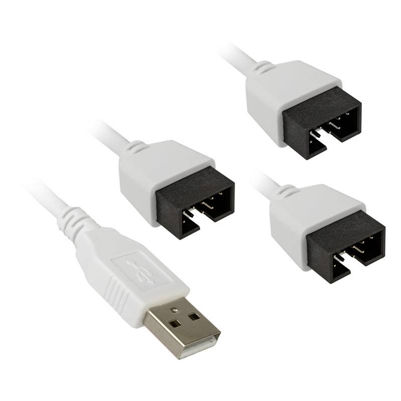 Lian Li Lian Li PW-U2TPAW USB Hub - weiß Adaptateur USB
