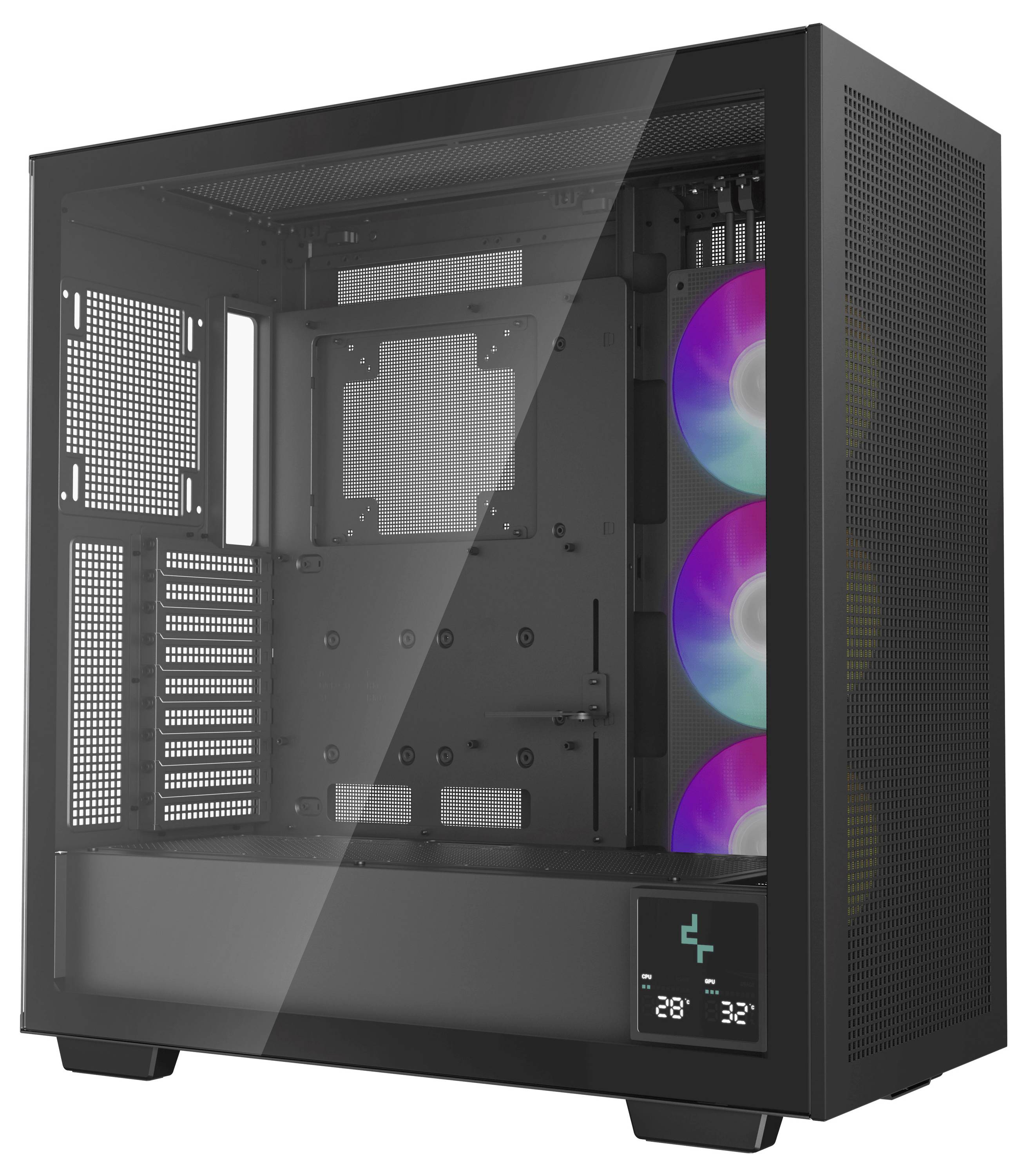 Tour midi DeepCool DeepCool Morpheus Midi-Tower - schwarz Boîtier, Boîtier gaming, Boîtier PC noir