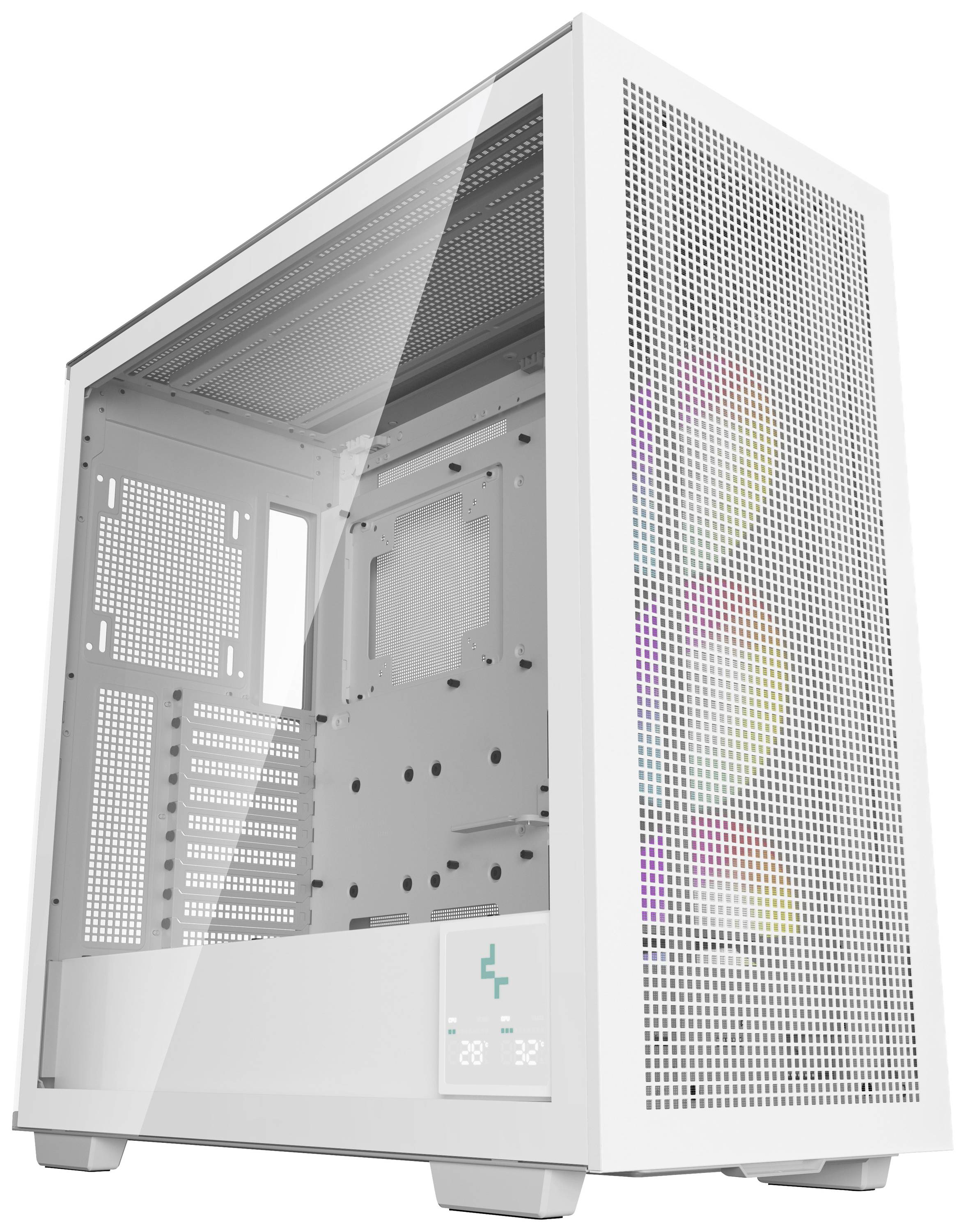 Tour midi DeepCool DeepCool Morpheus Midi-Tower - weiß Boîtier gaming, Boîtier, Boîtier PC blanc
