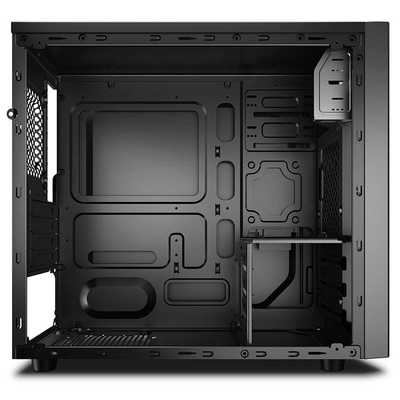 Micro-tour DeepCool DeepCool Matrexx 30 SI Micro-ATX - schwarz Boîtier, Boîtier PC, Boîtier gaming noir