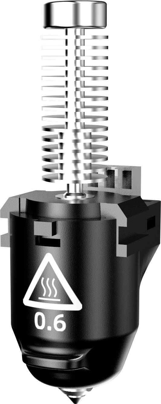 Flashforge Assemblage de nozzle Hardened 0,6 mm Adapté pour (imprimante 3D): FlashForge Adventurer 5M, FlashForge Adventurer 5M