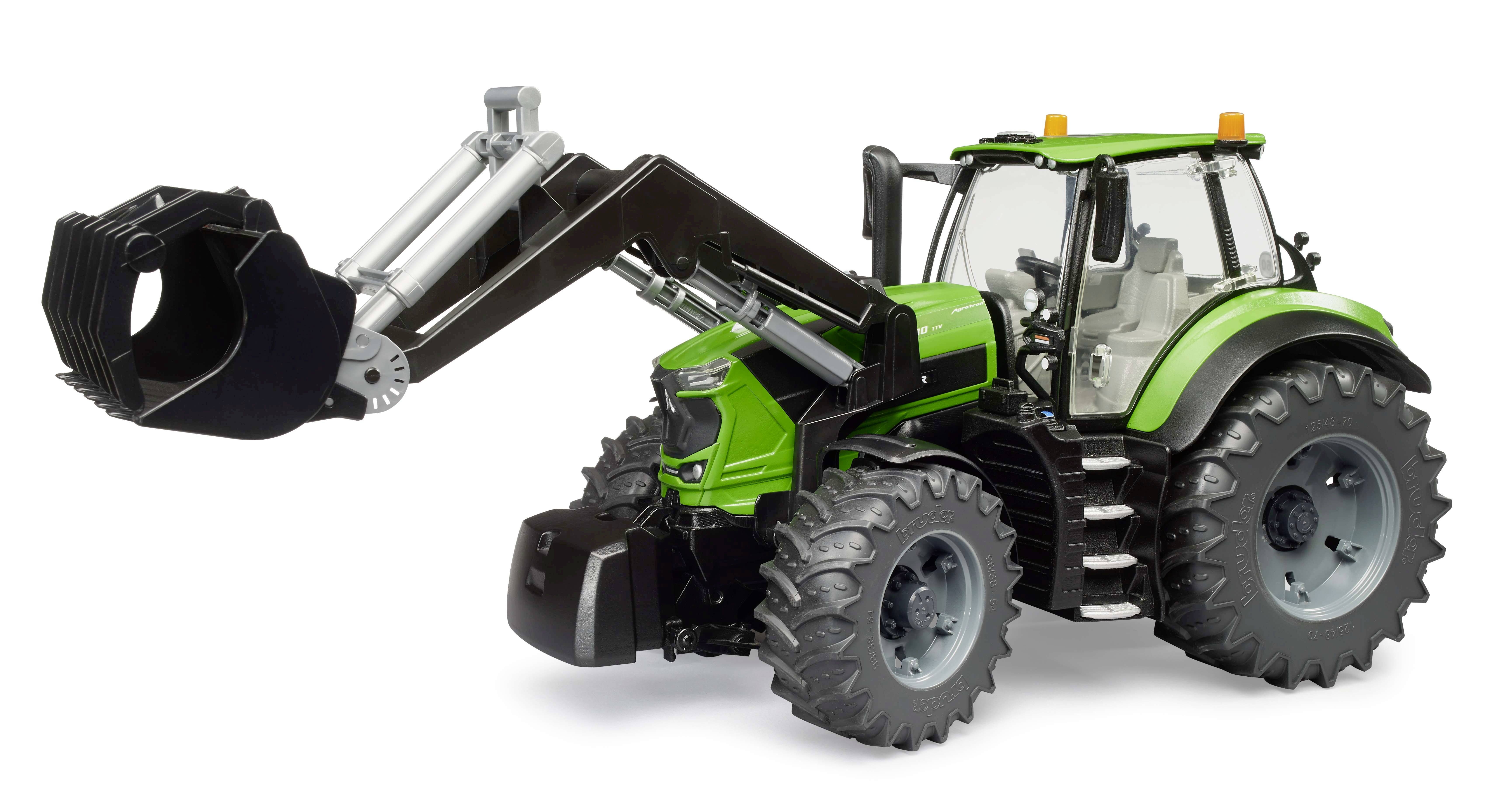 bruder Deutz Tracteur 8280 TTV avec chargeur frontal modèle fini Modèle réduit d'engin agricole