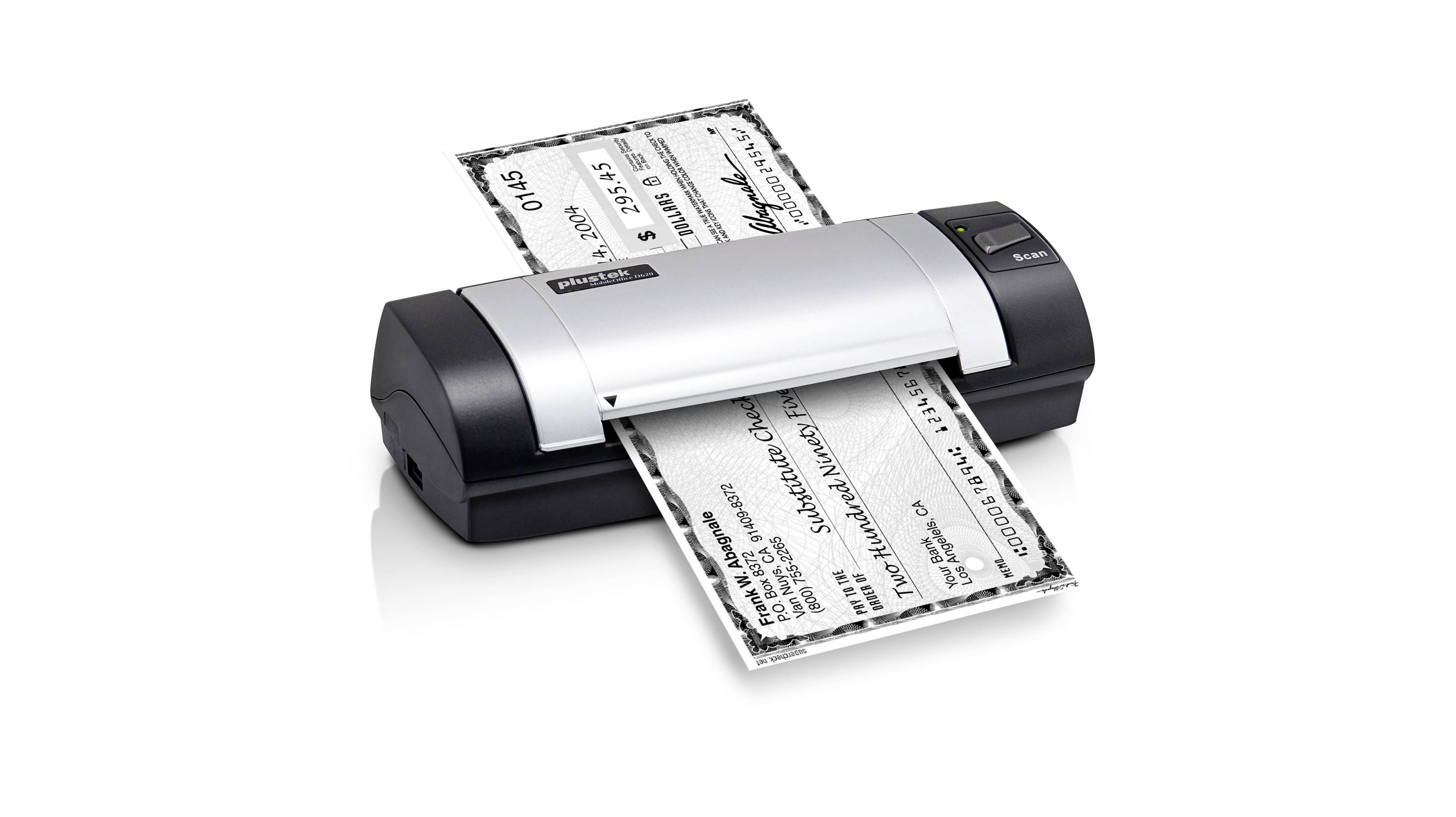 Plustek MobileOffice S410 Plus Scanner de documents 216 x 914 mm 600 x 600 dpi 6 pages / minute USB 2.0