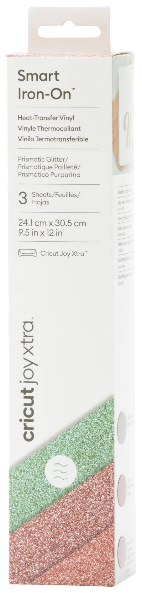 Cricut Smart Iron-On Joy Xtra Set de films Largeur de coupe 30.5 cm corail, menthe, rouge-or
