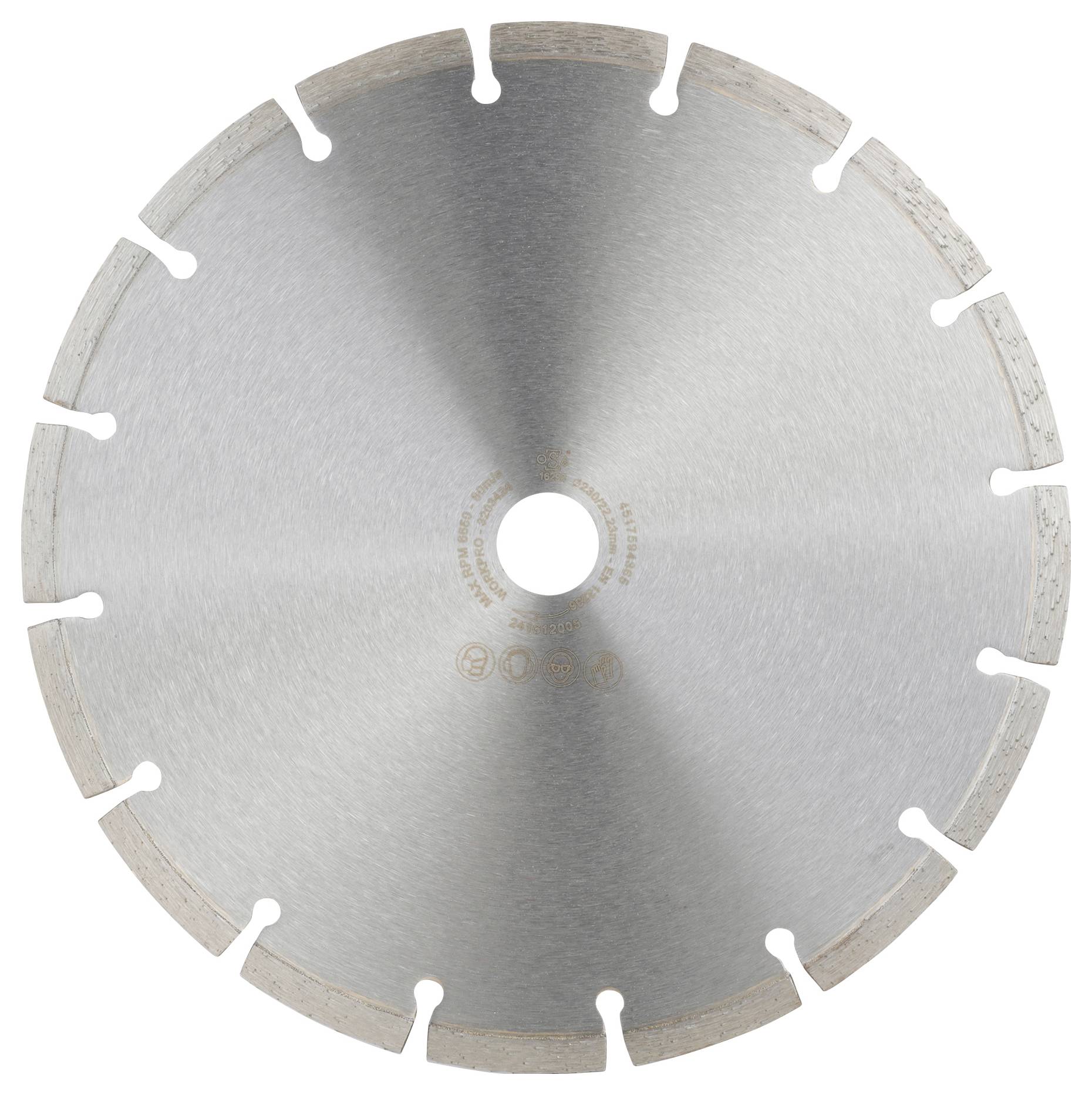 WorkPro GSOSSE-4 Disque à tronçonner 230 mm 1 pc(s) Céramique, Porcelaine, Marbre, Brique, Verre, pierre à chaux, Granite, Pierre