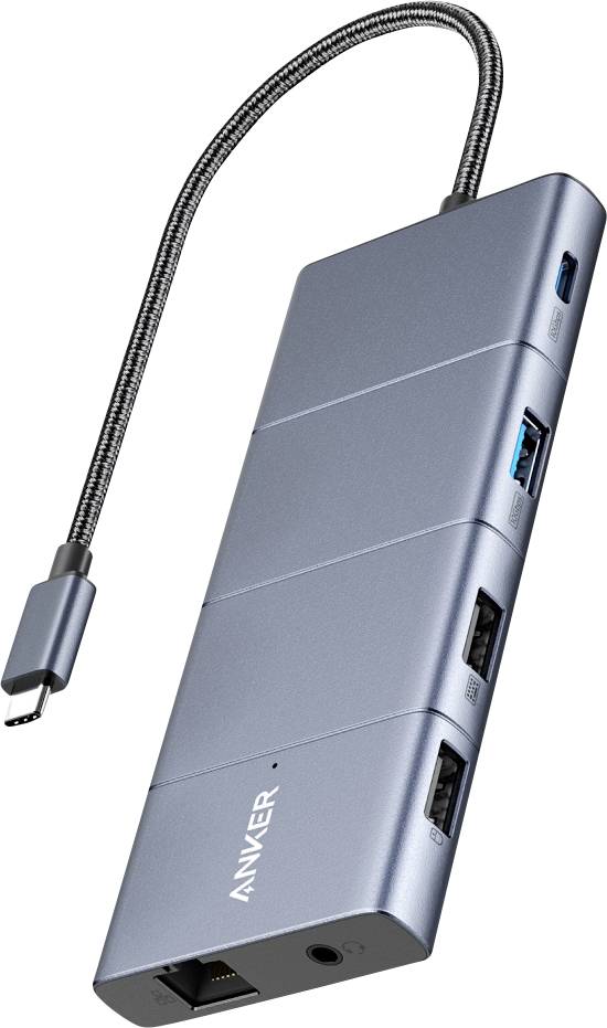 Anker Station d'accueil USB-C® 565 USB-C Hub (11-in-1) Convient pour les marques: universel lecteur de cartes intégré