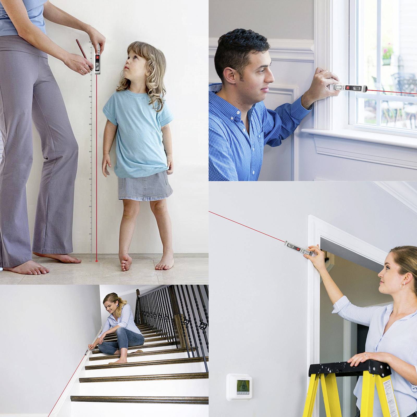 Prexiso Pen laser with clip Télémètre laser 15 m