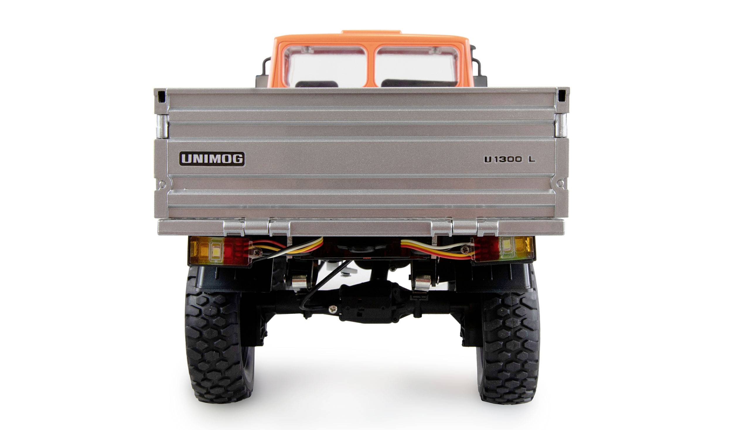 Amewi 22630 Unimog Advanced, orange 1:12 électrique Camion RC prêt à fonctionner (RtR)