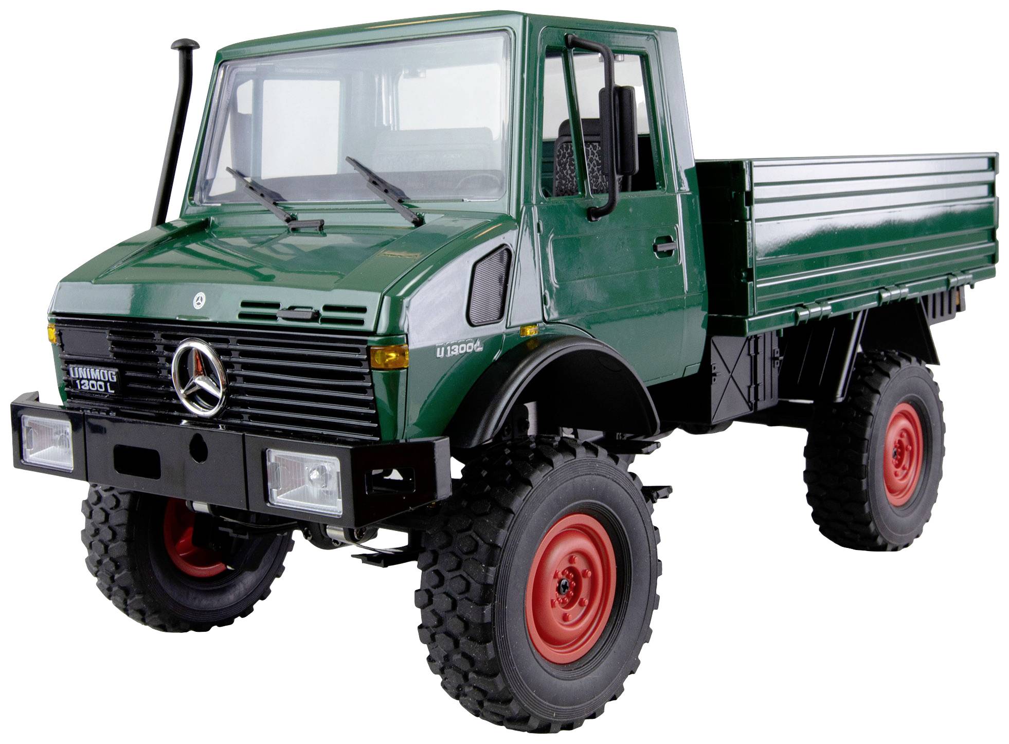 Amewi 22632 Unimog Basic, grün 1:12 électrique Camion RC prêt à fonctionner (RtR)