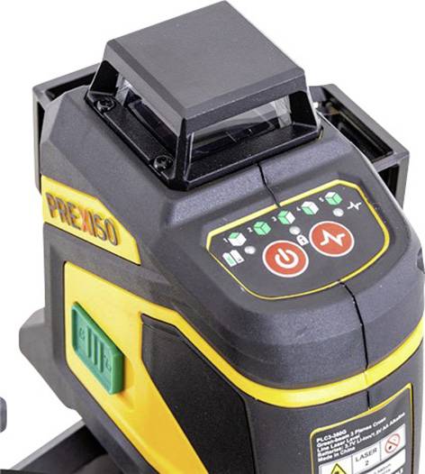 Prexiso PLC3-360G Laser à lignes 360° Laser vert, avec laser à 360°, batterie incluse, boîtier inclus Portée (max.): 60 m