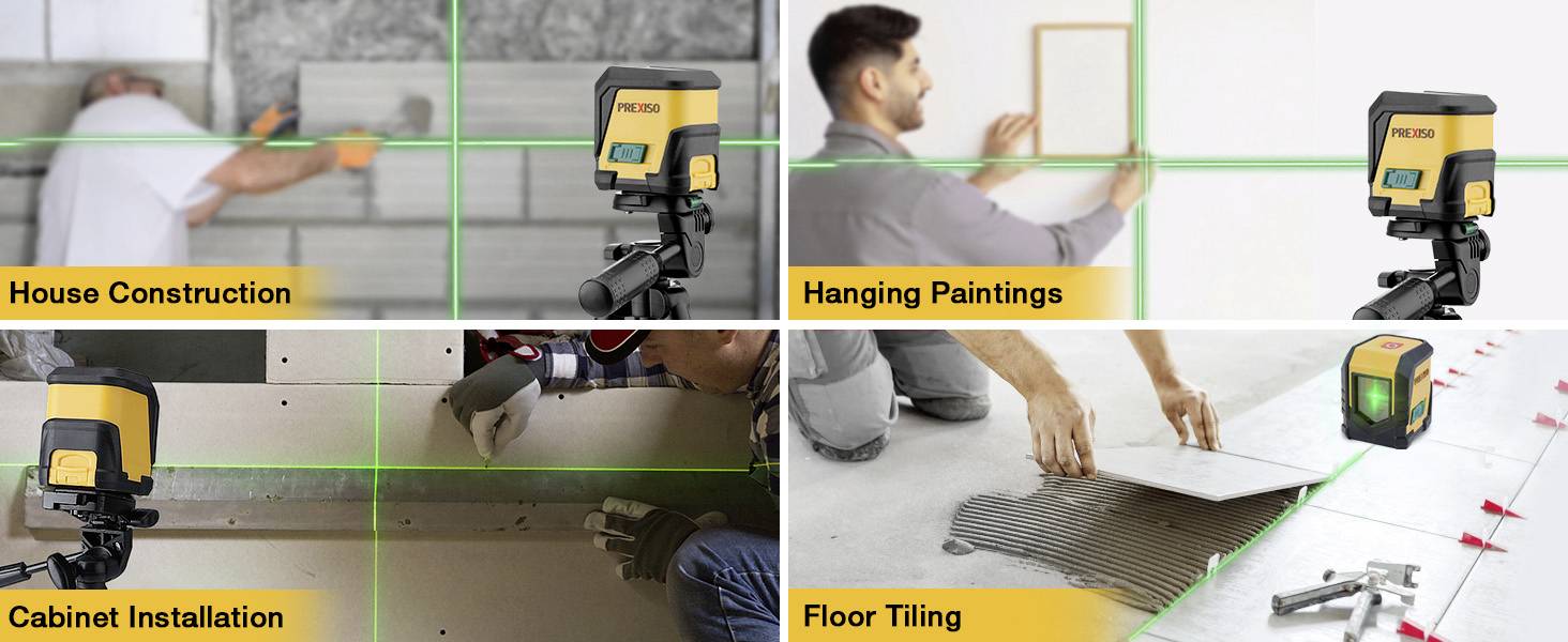 Prexiso PLC10UGT Laser en croix avec trépied