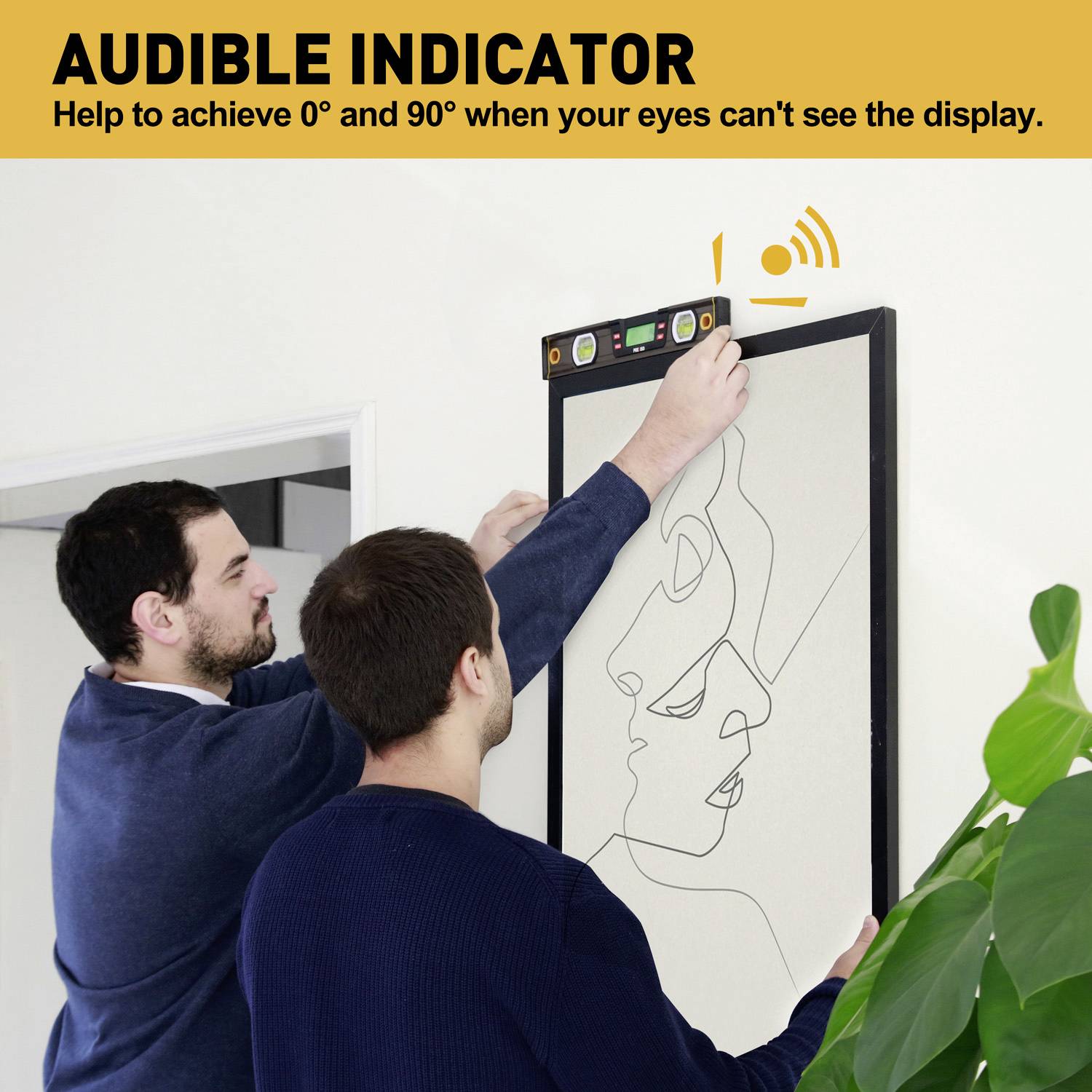 Prexiso PTD250 Niveau à bulle numérique 290 mm 0.05 °