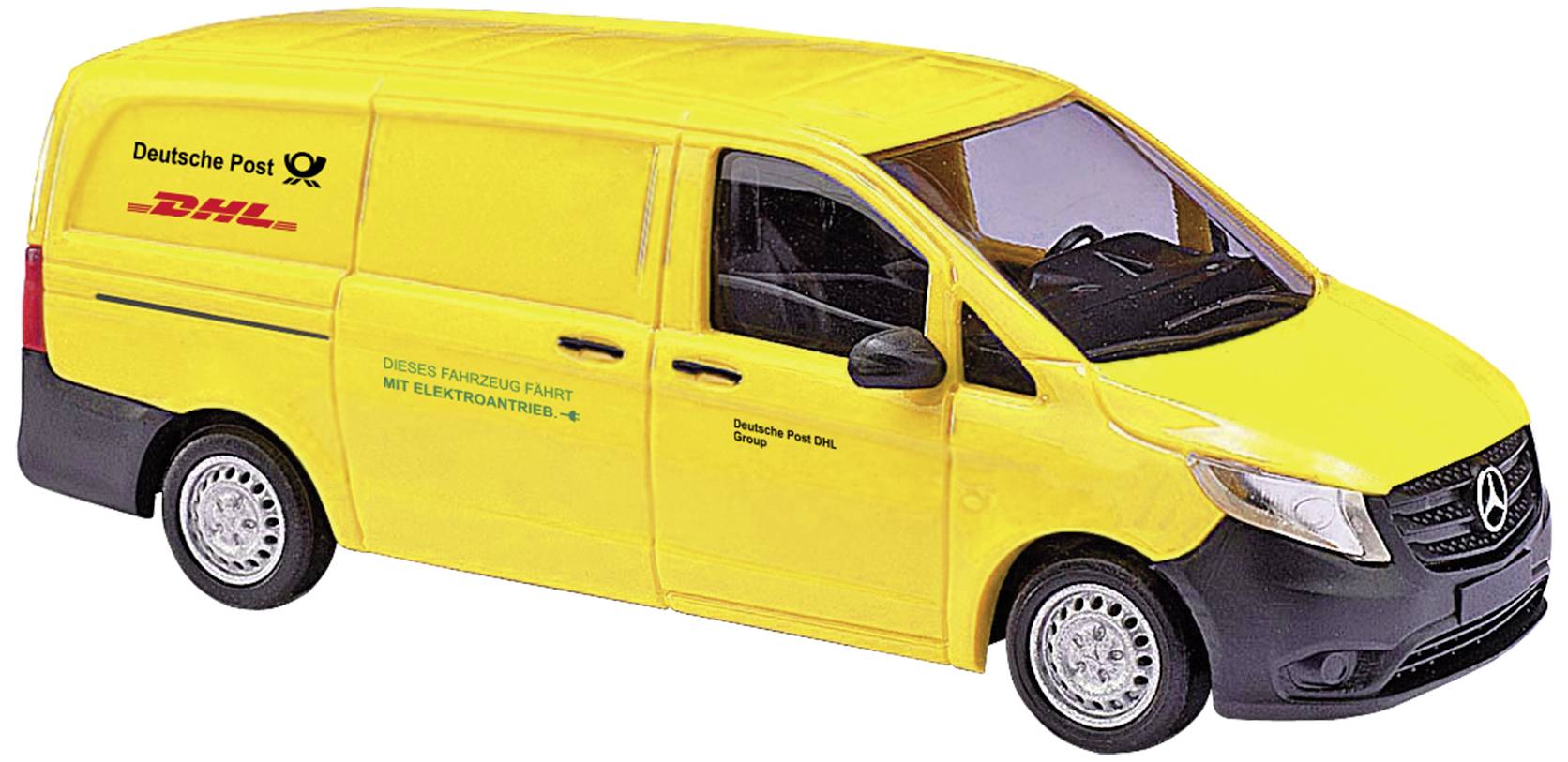 Busch 51177 H0 Modèle réduit de voiture particulière Mercedes Benz Vito, DHL Elektro