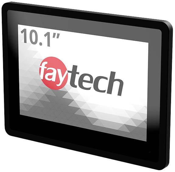 Faytech FT101TMCAPOB Moniteur tactile CEE: D (A - G) 25.7 cm (10.1 pouces) 1920 x 1080 pixels 16:10 10 ms HDMI™, DisplayPort, VGA