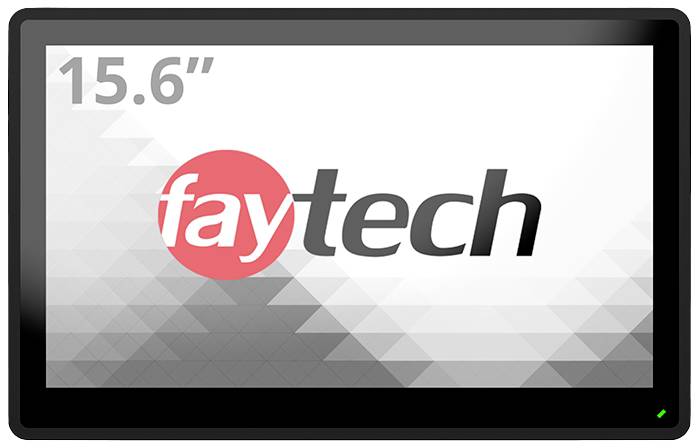 Faytech FT156TMCAPOB Moniteur tactile CEE: D (A - G) 39.6 cm (15.6 pouces) 1920 x 1080 pixels 16:9 15 ms HDMI™, DisplayPort, VGA