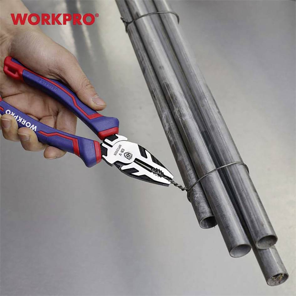 WorkPro WP231026 pour l'électronique et la mécanique de précision Pince universelle 200 mm