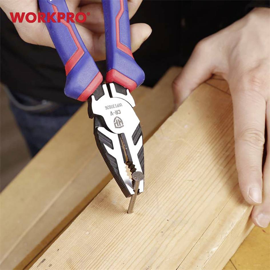 WorkPro WP231026 pour l'électronique et la mécanique de précision Pince universelle 200 mm