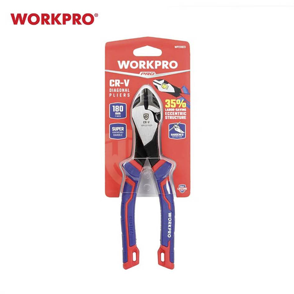 WorkPro WP231023 universel Pince coupante diagonale 180 mm