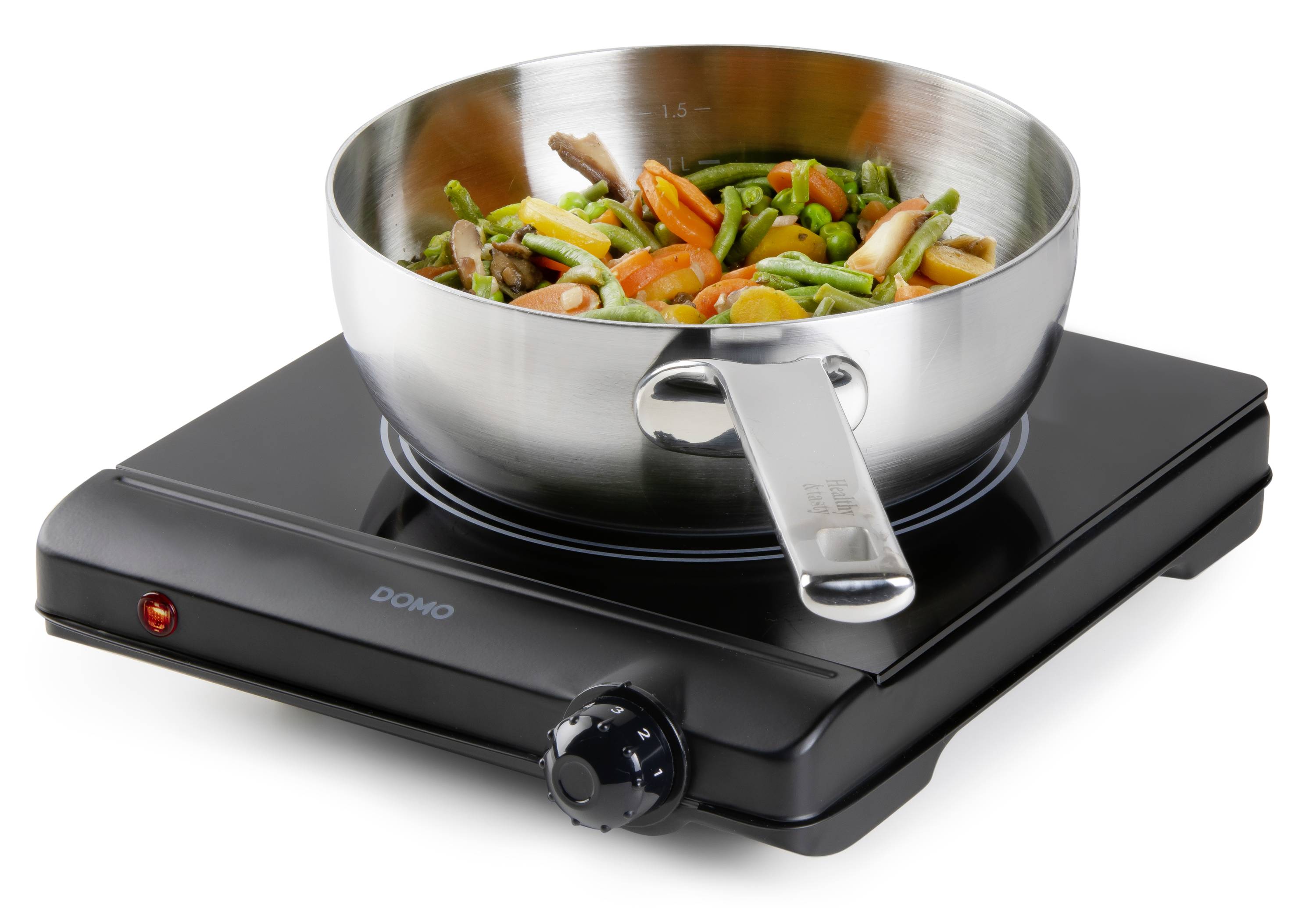 DOMO DO30111KP Plaque de cuisson voyant lumineux