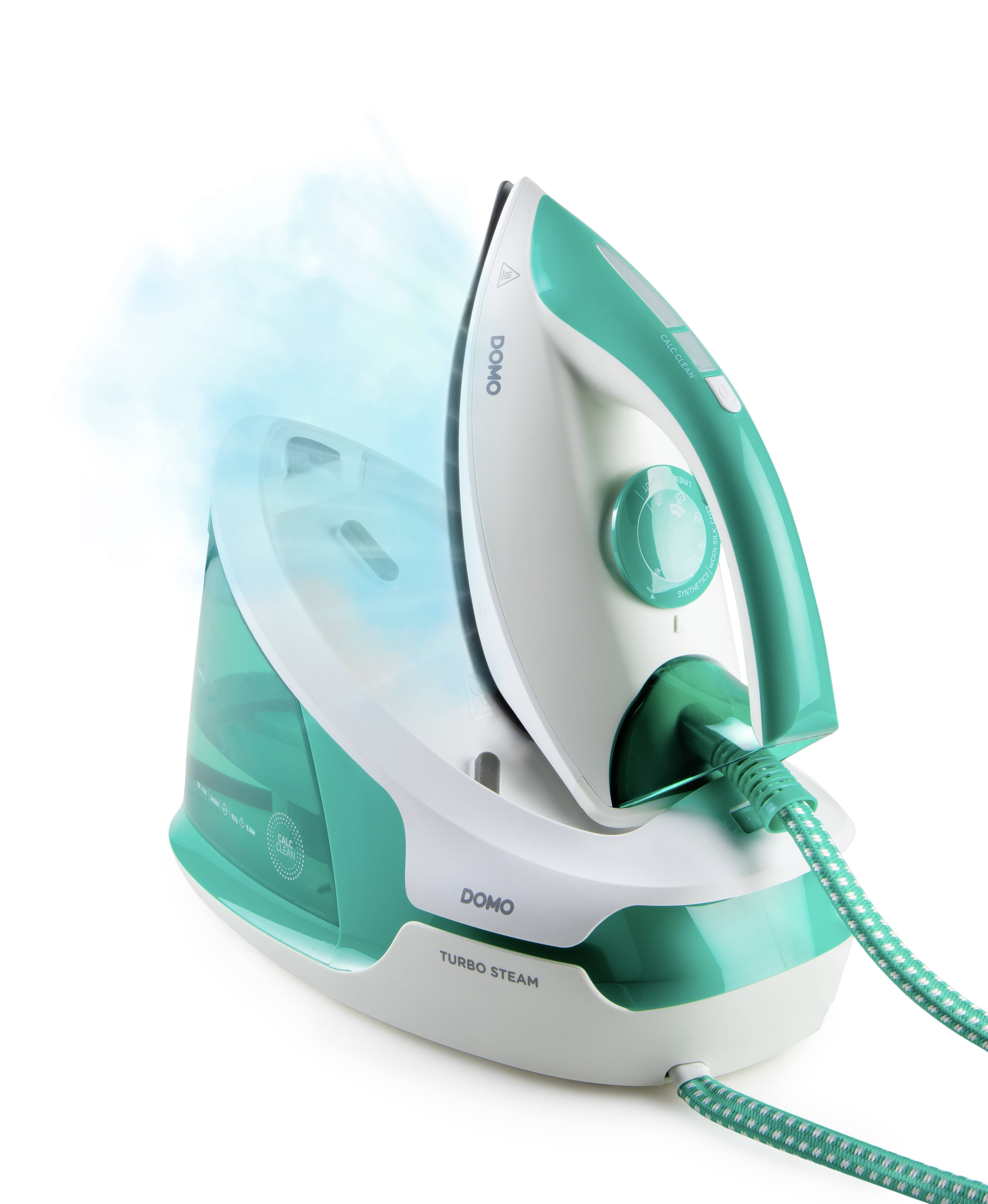 DOMO DO7118S Centrale vapeur 2400 W vert, blanc