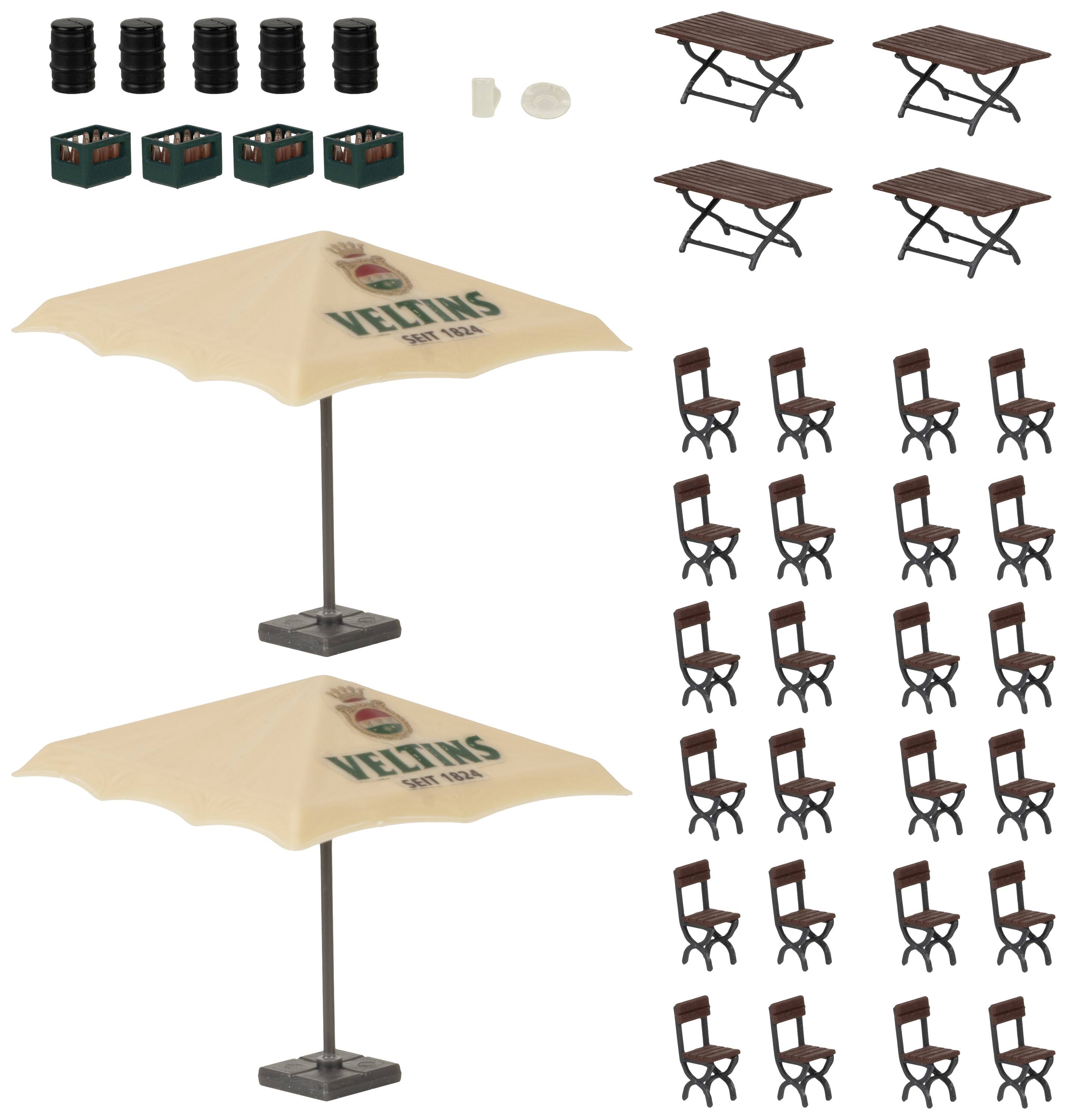 Faller 180437 H0 SET de café en plein air Veltins