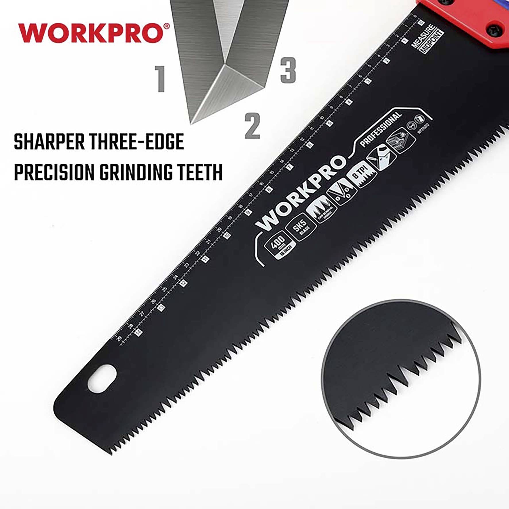 WorkPro WP215013 Scie égoïne 400 mm