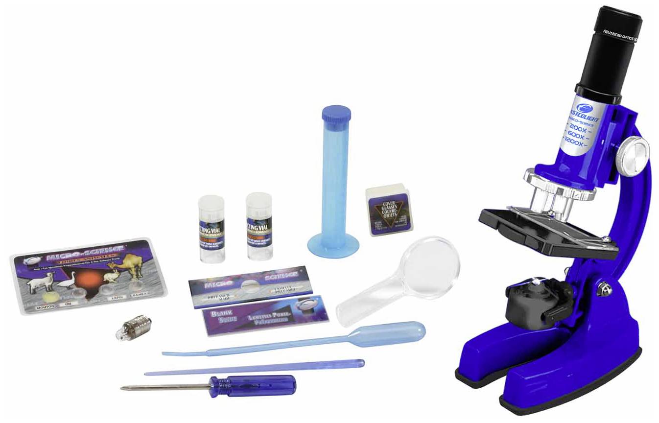 Vedes Mikroskopset im Koffer 48tlg. 37601233 Appareil monté à partir de 8 ans