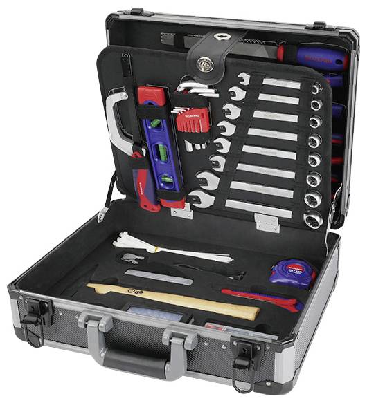 WorkPro WP209100 Jeu d'outils pour les bricoleurs, universelle en valise 297 pièces