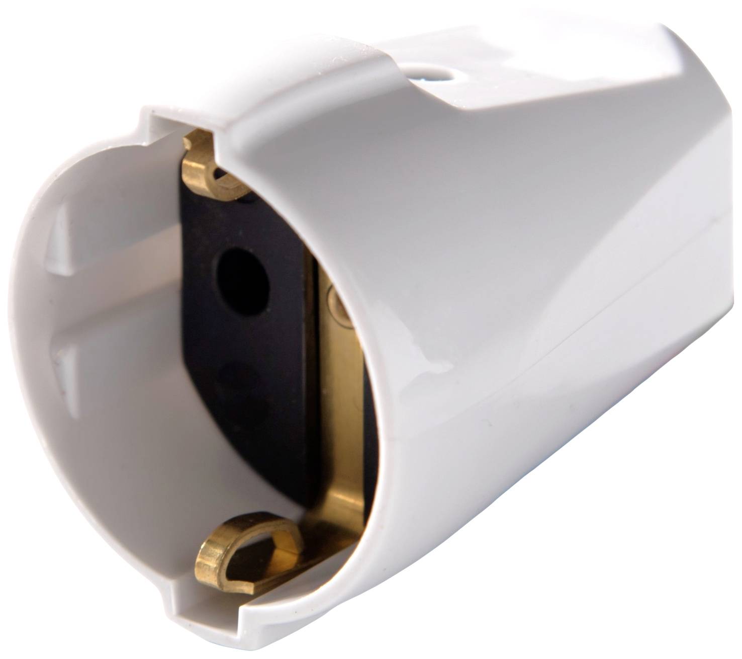 Martin Kaiser 544oT/kws Fiche électrique femelle avec terre polypropylène 250 V blanc calcaire IP20