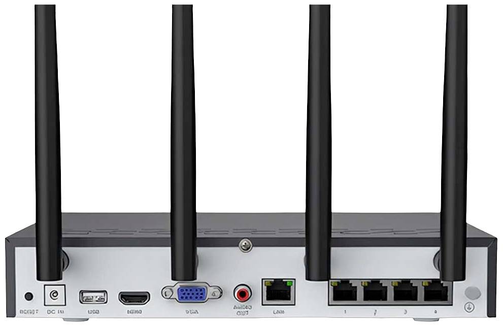 Reolink NVS12-8MB4W Wi-Fi IP-Set pour caméra de surveillance12 canauxavec 4 caméras3840 x 2160 pixels