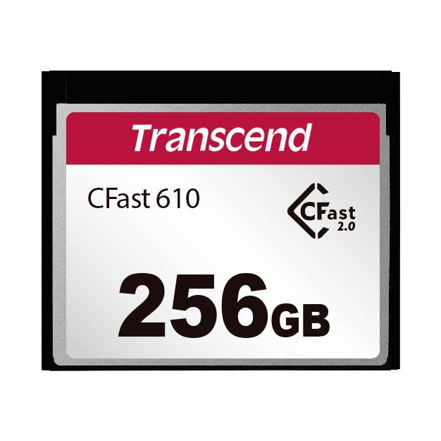 Transcend TS256GCFX610 Carte Cfast au détail 256 GB