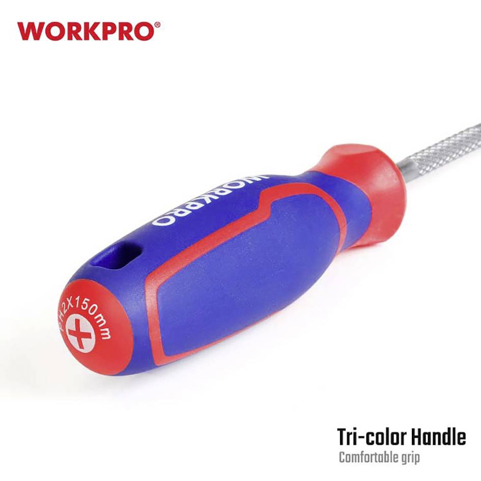 WorkPro WP221030 universel Tournevis cruciforme PH 2