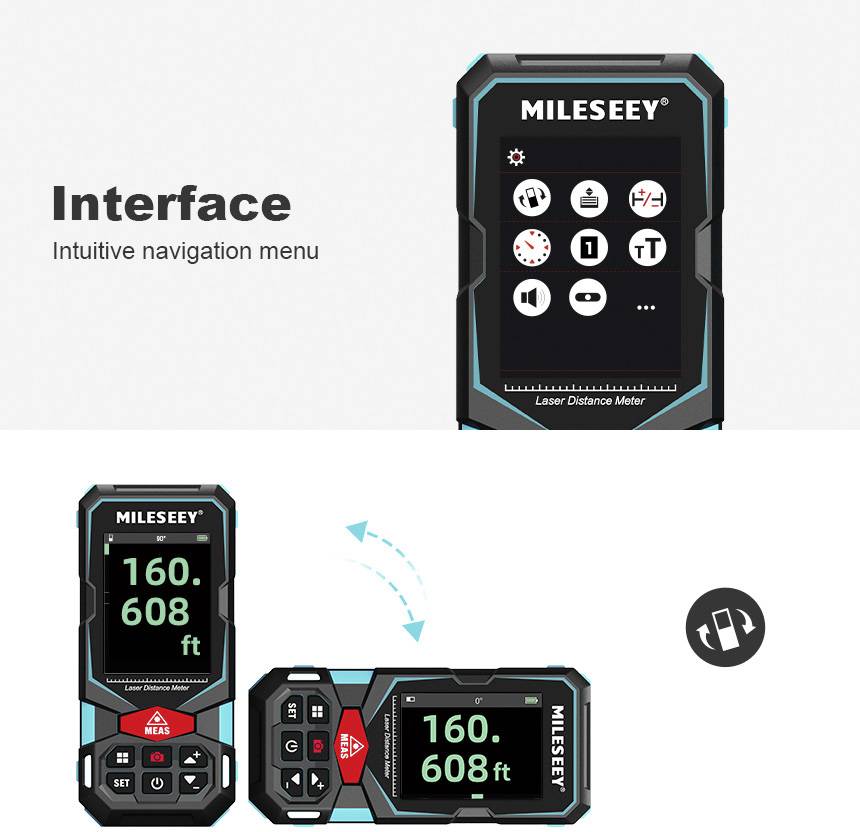 MILESEEY S20 Télémètre laser 100 m