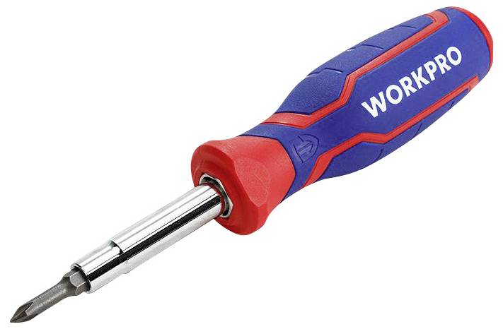WorkPro Jeu de tournevis PH2, 1/4", PH1, 3/16” (4,8 mm)