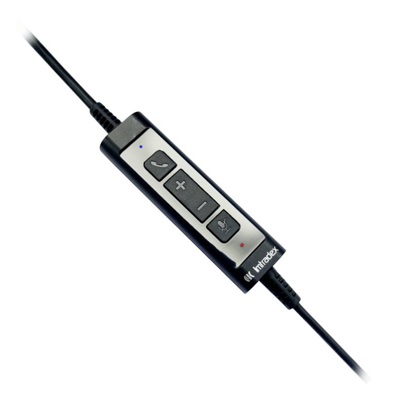 Imtradex USB-A DEX-QD Câble pour micro-casque téléphonique 1.50 m noir