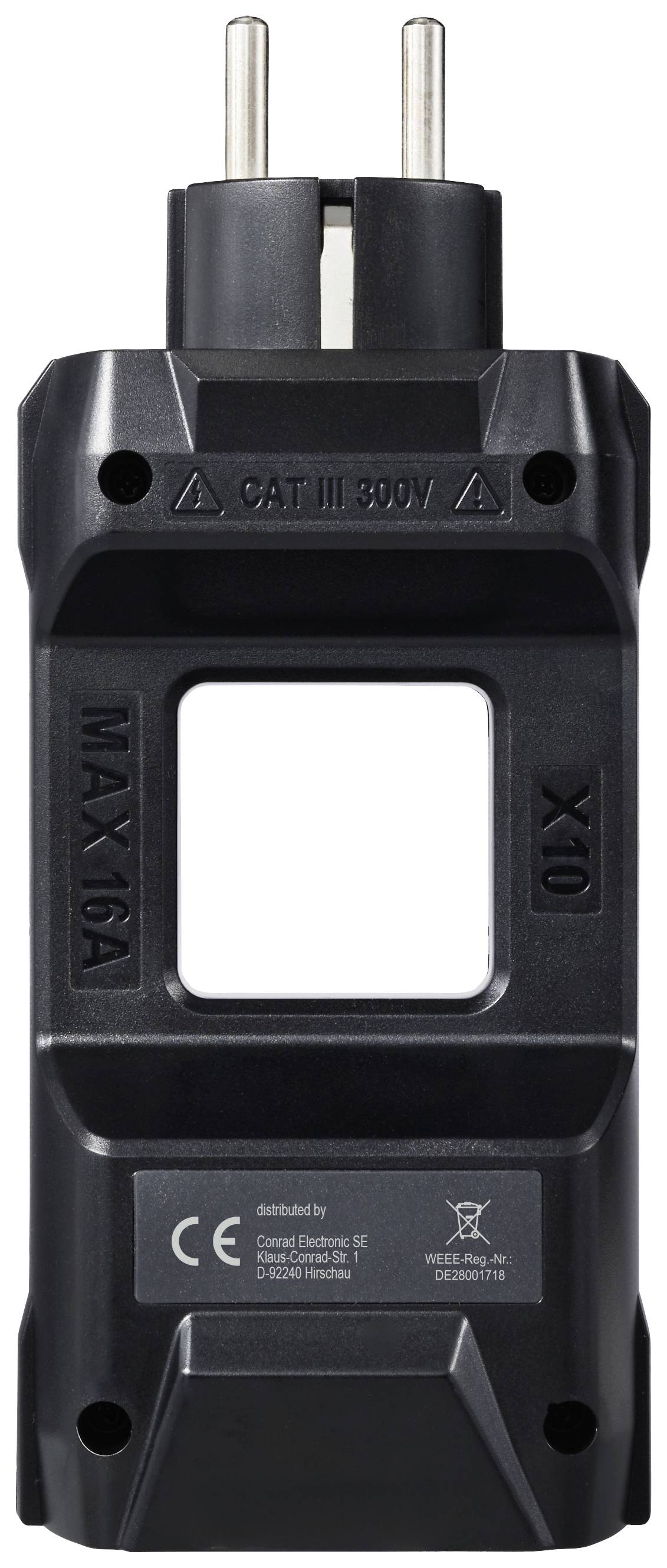 VOLTCRAFT DMA-1LS 16 Adaptateur de mesure - gris foncé