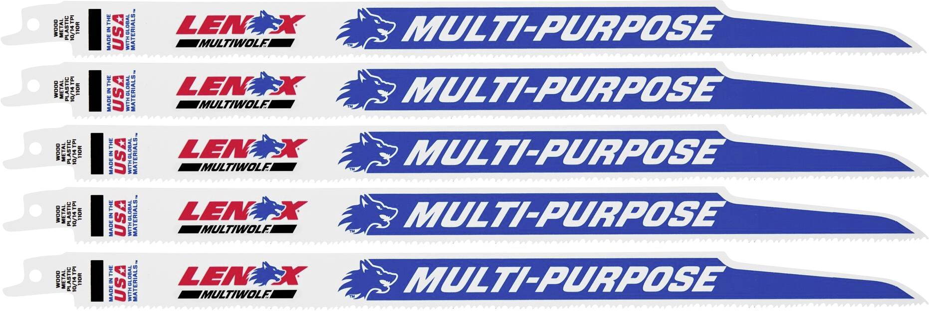 Lenox 20583110R Lame de scie sabre BIM pour applications universelles 305 x 19 x 1,3 mm Longueur lame de scie 305 mm 5 pc(s)