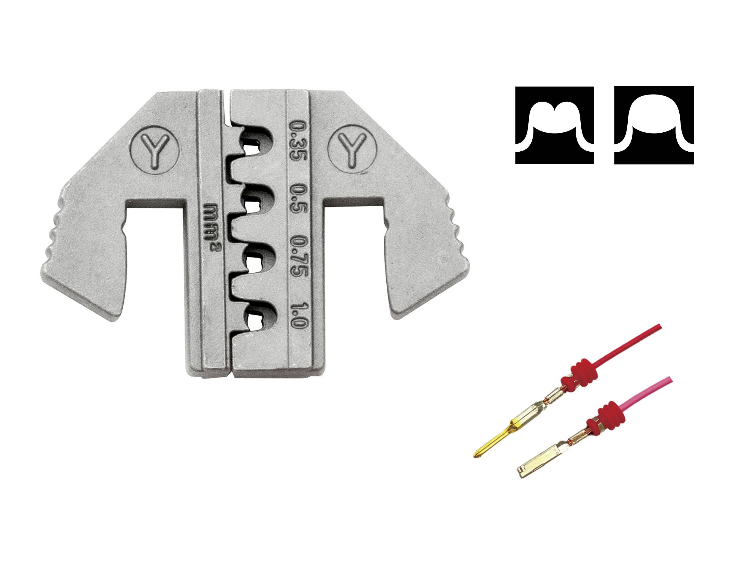 TOOLCRAFT TO-9625875 Matrice à sertir Terminal contact scellé Yazaki YES/YESC 1,5 0.35 à 1 mm² adapté pour marque (pinces)
