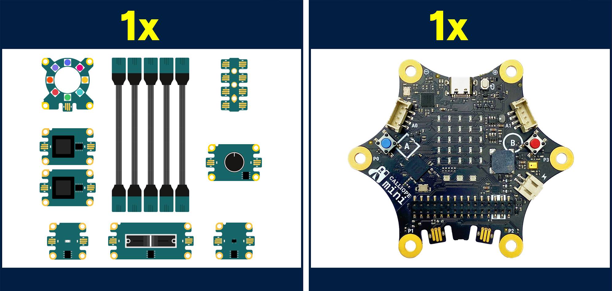 CALLIOPE 4064161331911 Carte Calliope mini 3.0 inkl. Jacdac Erweiterungen