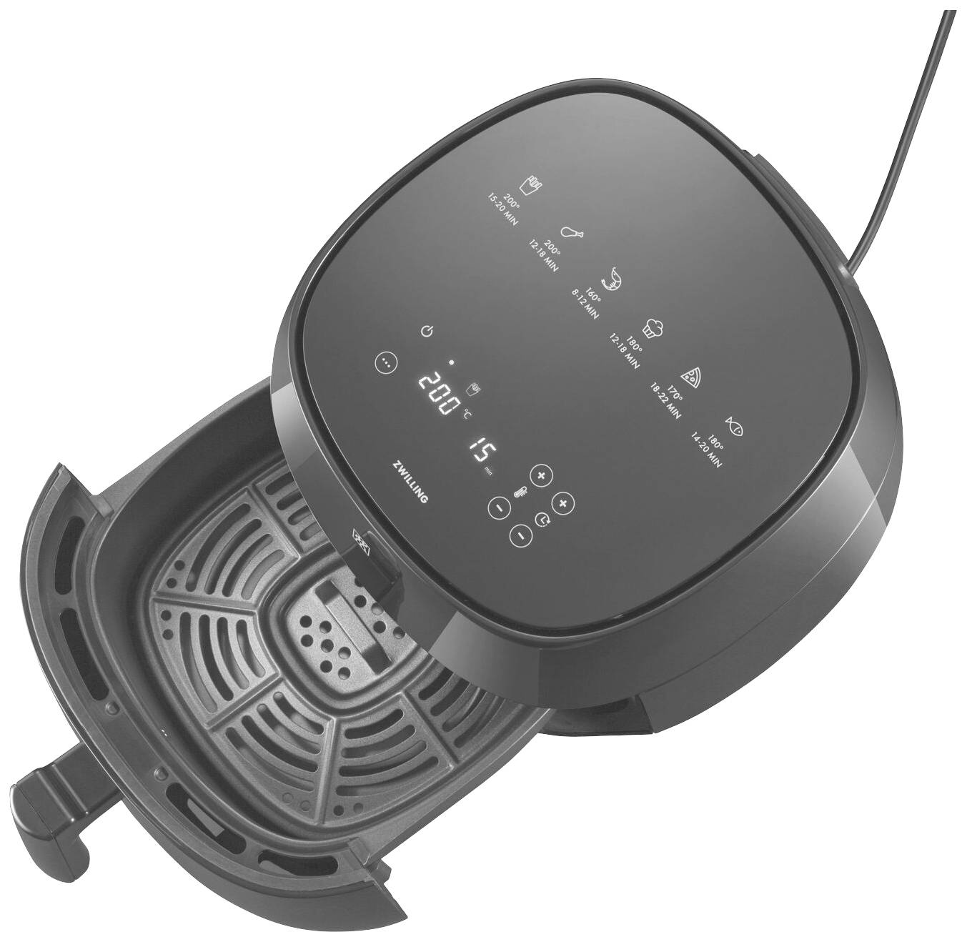 Zwilling 36450-280-0 Friteuse à air chaud 4 l 1400 W noir