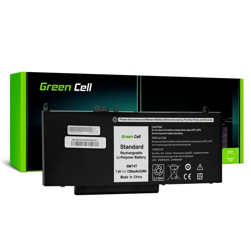 Green Cell Batterie d'ordinateur portable GC-DE162 7.6 V 7200 mAh Dell