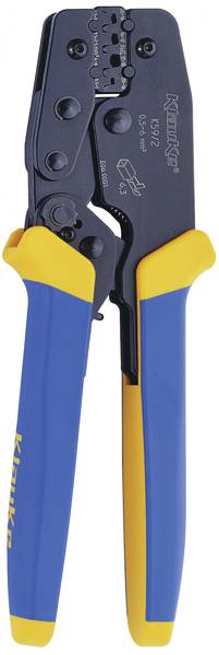 Klauke K592 K592 Insert à compression pour connecteur plat non-isolé, pour cosses faston non-isolées, pour connecteurs Faston