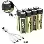 Ansmann 1312-0039 Pile rechargeable LR6 (AA) lithium 1800 mAh 1.5 V 8 pc(s) Ansmann 1312-0039 Pile rechargeable LR6 (AA) lithium 1800 mAh 1.5 V 8 pc(s)