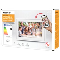 Denver PFF725w Cadre photo numérique Wi-Fi 17.8 cm 7 pouces CEE: B (A - G) 1024 x 600 Pixel 8 GB blanc Denver PFF725w Cadre photo numérique Wi-Fi 17.8 cm 7 pouces CEE: B (A - G) 1024 x 600 Pixel 8 GB blanc