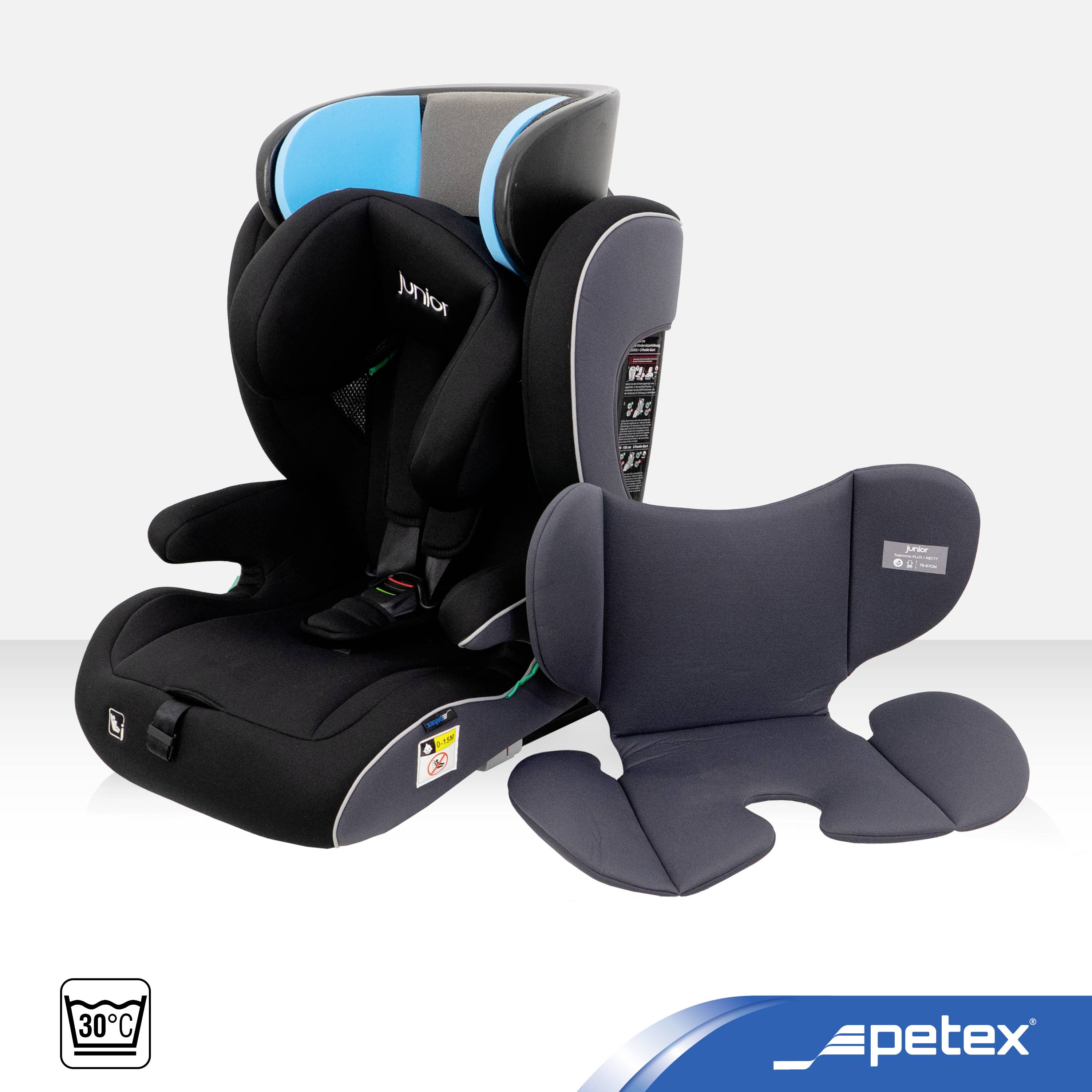 Petex Supreme Plus 1151 ISOFIX schwarz HDPE nach ECE R129 Siège bébé noir