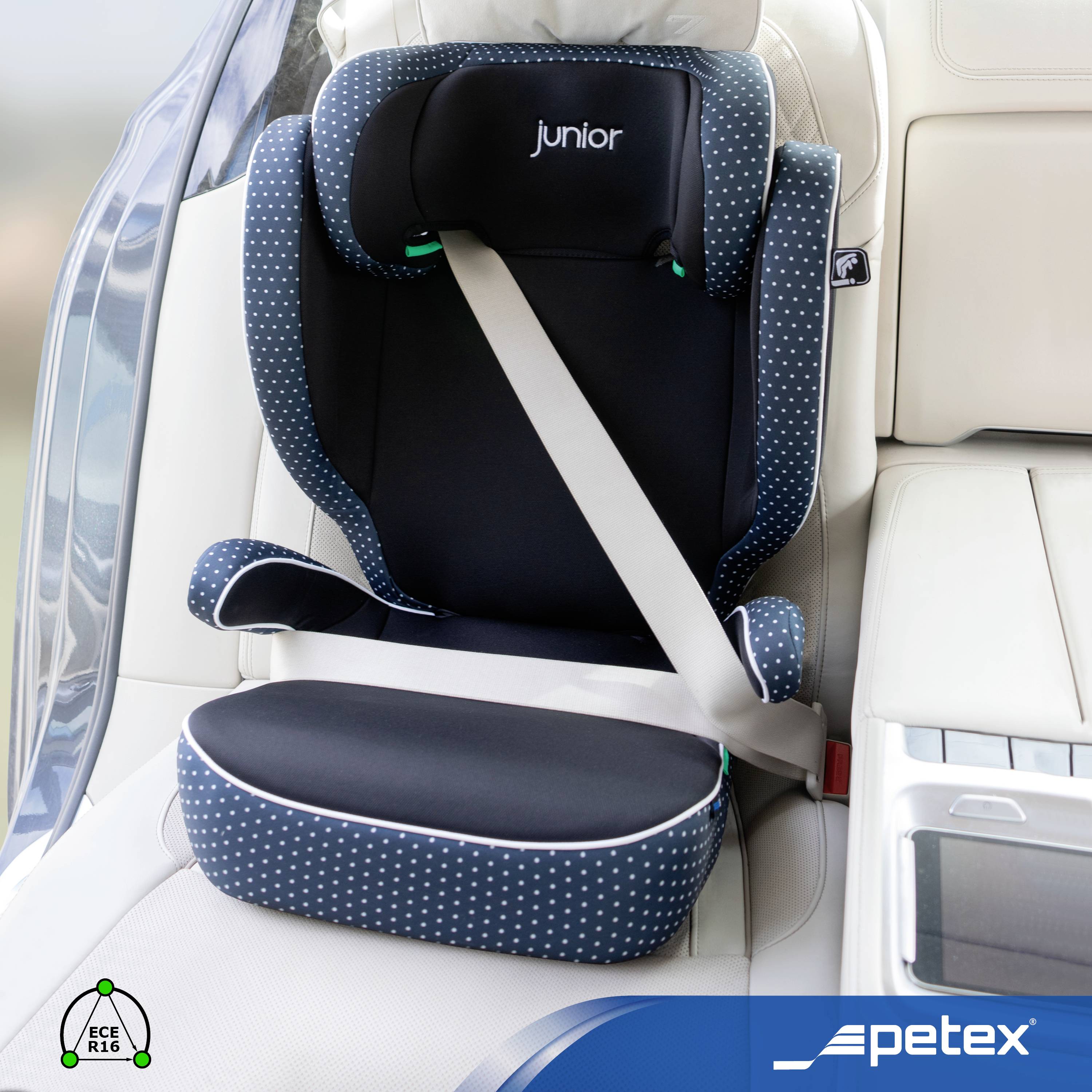 Petex Basic 1502 blau HDPE nach ECE R129 Siège bébé bleu