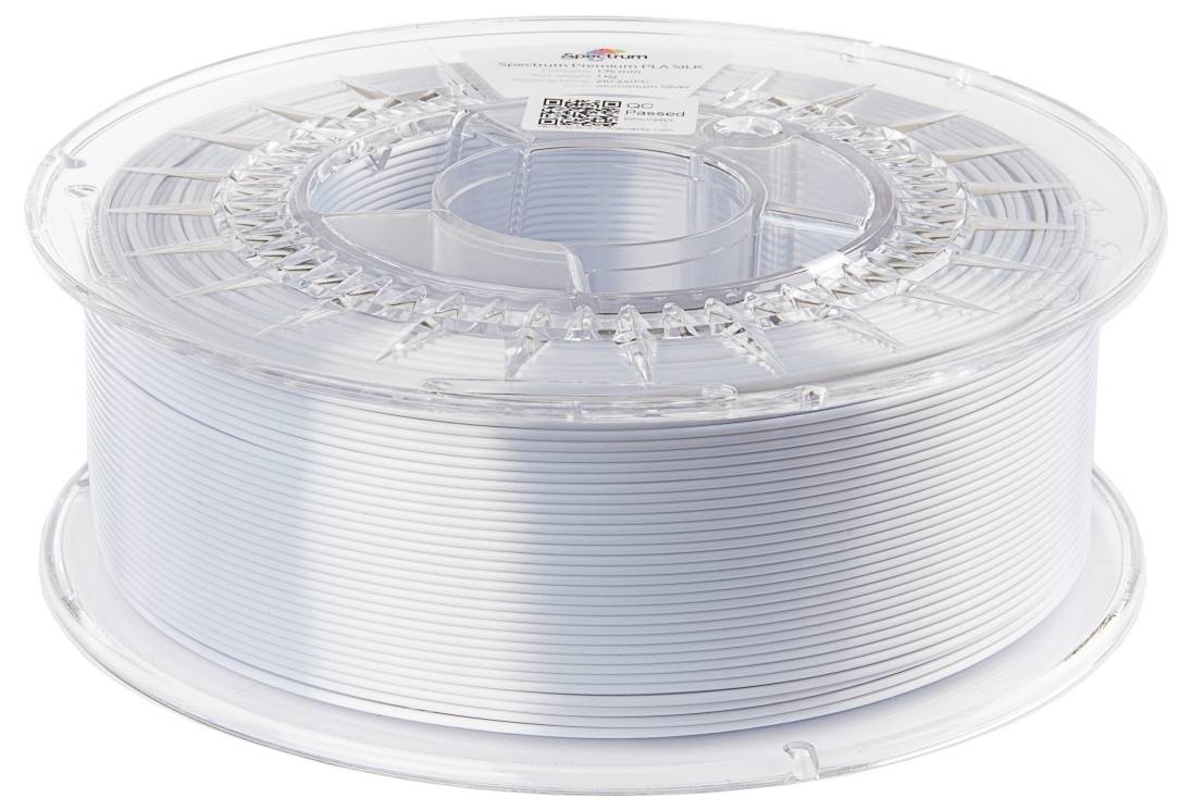 Spectrum Filaments 80446 PLA SILK Filament PLA soie aspect soyeux 1.75 mm 1000 Aluminium Silver, argent 1 pc(s)